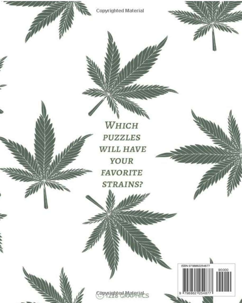A-Z Cannabis Word Search: Vol. 1 Strains INSTANT COLOR DOWNLOAD